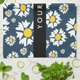 Linge De Cuisine Motif de marguerite, marguerites blanches, Votre n