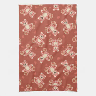 Linge De Cuisine motif de patchwork d'ours