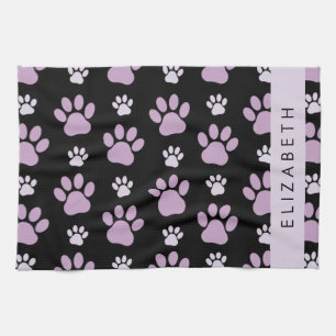 Linge De Cuisine Motif De Pâtes, Pailles Lilac, Pâtes De Chien, Vot