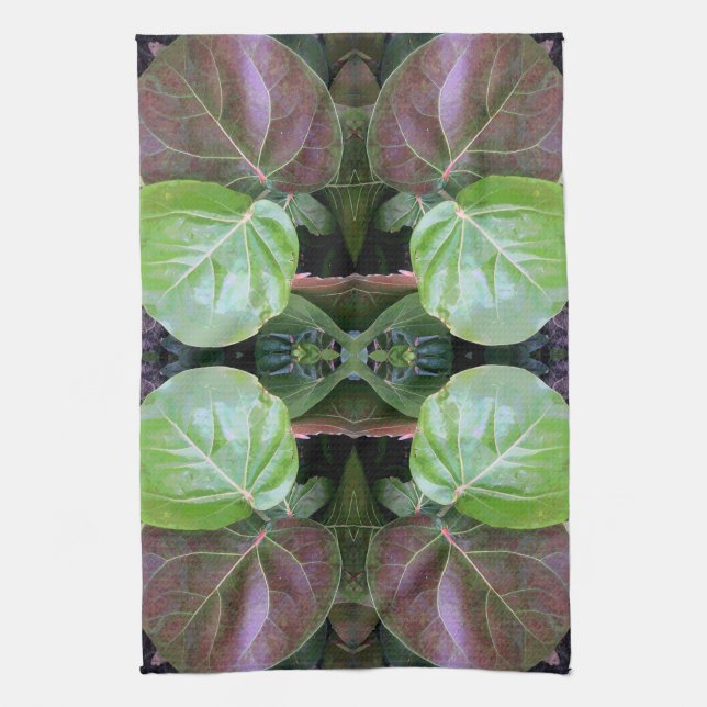 Linge De Cuisine Motif de raisins marins (Vertical)
