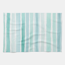 Motif de rayure verticale aqua aquarelle Côte