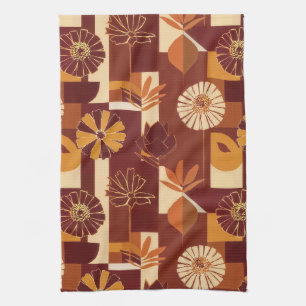 Linge De Cuisine Motif de récolte floral de Thanksgiving