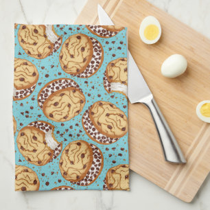 Linge De Cuisine Motif de sandwich de glace à cookie aux pépites de