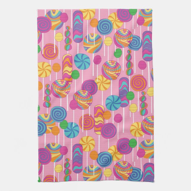 Linge De Cuisine Motif de sucrerie de lucettes (Vertical)