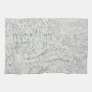 Linge De Cuisine Motif de surface en marbre gris