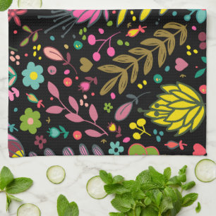 Linge De Cuisine Motif de surface Florale - Papier peint Fleurs Des