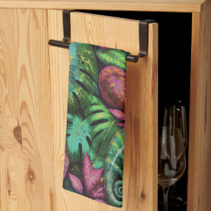Linge De Cuisine Motif de surface transparent Rêves de jungle de ca