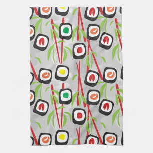 Linge De Cuisine Motif de sushi