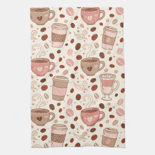 Linge De Cuisine Motif de tasse de café cosy (3) (Vertical)