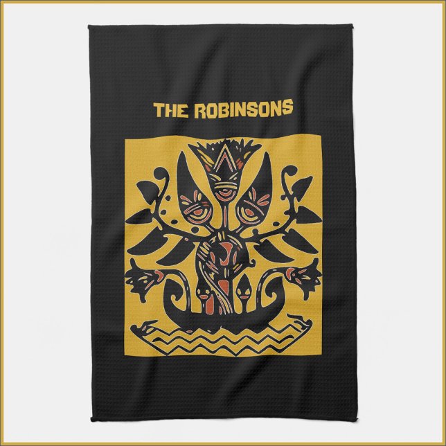 Linge De Cuisine Motif de tatouage ethnique tribal (Créateur téléchargé)