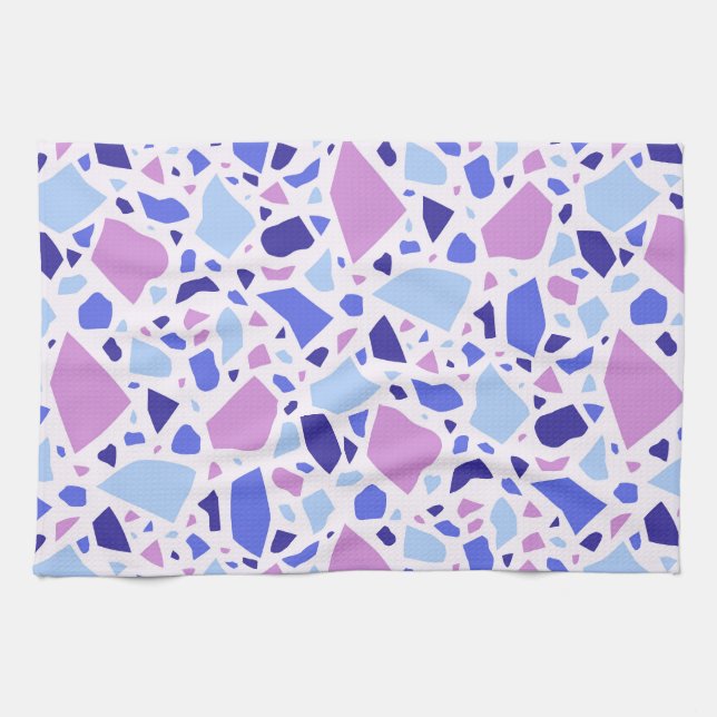 Linge De Cuisine Motif de Terrazzo coloré (Horizontal)