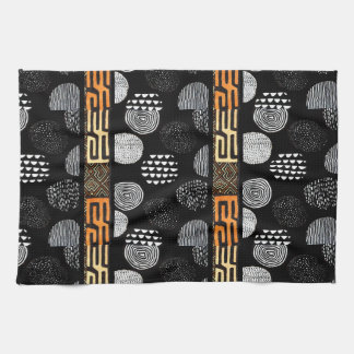 Linge De Cuisine Motif de tissu de boue tribale africaine