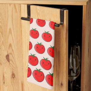 Linge De Cuisine Motif de tomate de carton mou