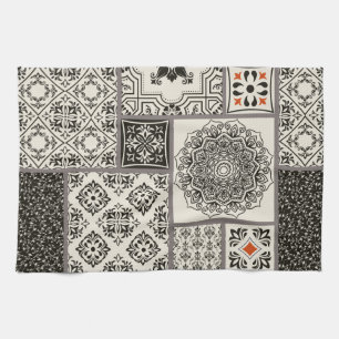 Linge De Cuisine Motif de tuile islamique Majolica