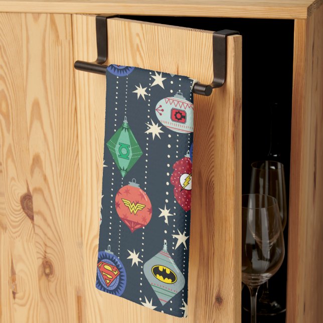 Linge De Cuisine Motif de vacances de la Ligue de la Justice (Pliage en tiers)