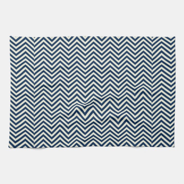 Linge De Cuisine Motif de vague de Zig Zag (Horizontal)