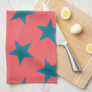 Linge De Cuisine Motif des étoiles d'or 19