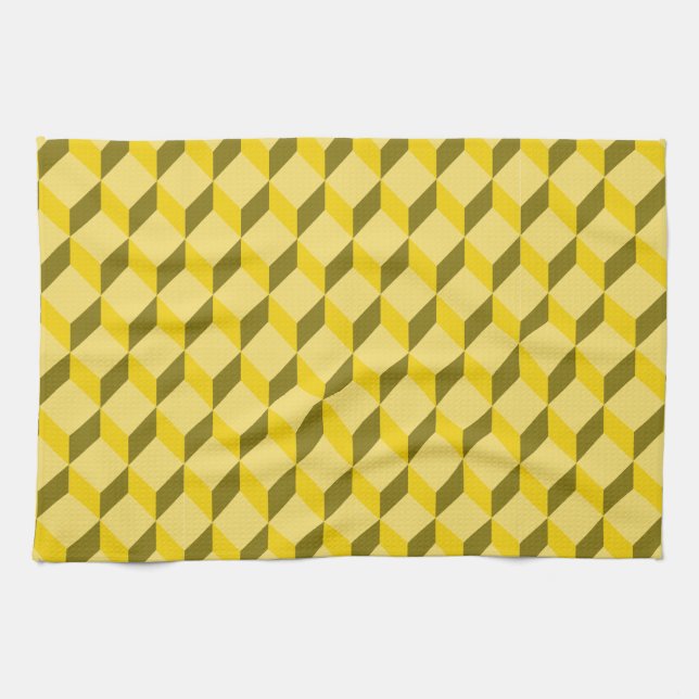 Linge De Cuisine motif d'escalier (Horizontal)