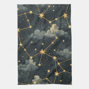 Linge De Cuisine Motif d'étoile de constellation céleste (1)