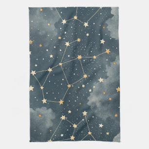 Linge De Cuisine Motif d'étoile de constellation céleste (4)