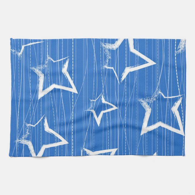 Linge De Cuisine Motif d'étoiles (Horizontal)