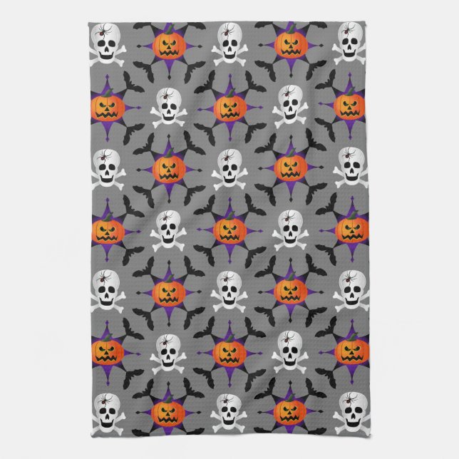 Linge De Cuisine Motif d'Halloween (Vertical)