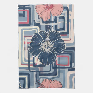 Linge De Cuisine Motif d'Hibiscus Tropical de Côte (10)