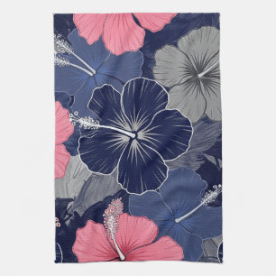 Linge De Cuisine Motif d'Hibiscus Tropical de Côte (2)