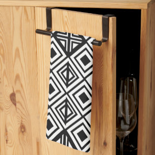 Linge De Cuisine Motif diamant géométrique