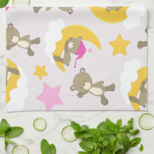 Linge De Cuisine Motif D'Ours, Nounours, Mignons Ours, Étoiles