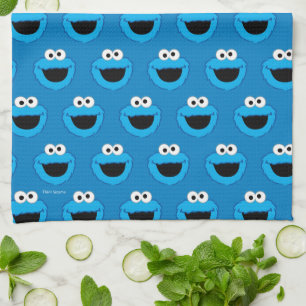 Linge De Cuisine Motif du Monstre Cookie Souriant