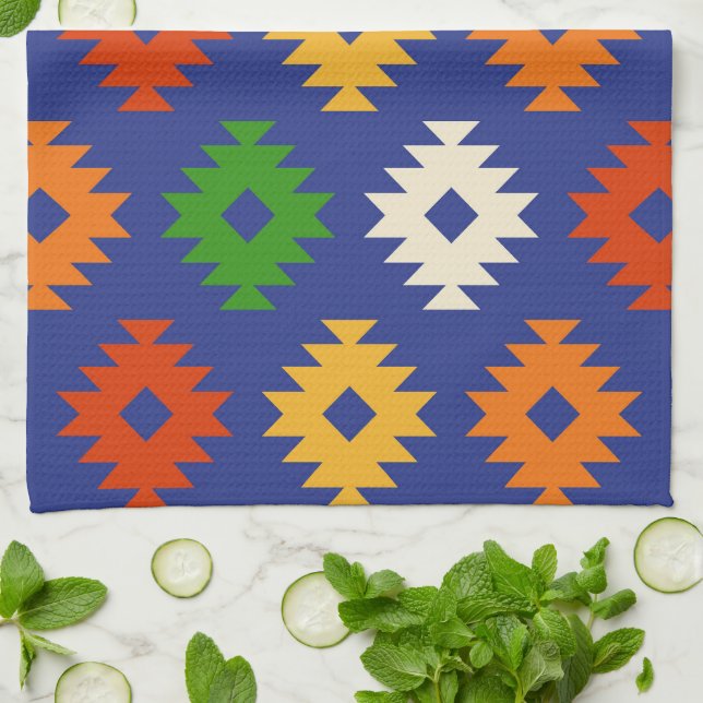 Linge De Cuisine Motif du Sud-Ouest (Plié)