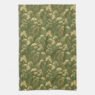 Linge De Cuisine Motif élégant de jardin de Ginkgo