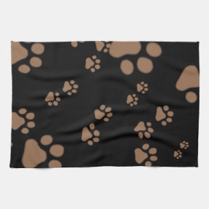 Linge De Cuisine Motif empreintes de pattes adorables