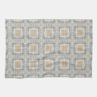 Linge De Cuisine motif en mosaïque incolore