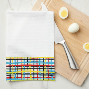 Linge De Cuisine Motif entrecroisé