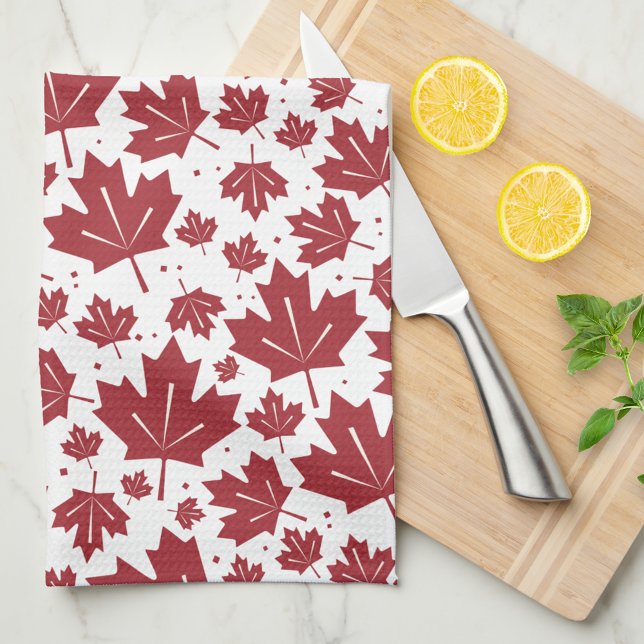 Linge De Cuisine Motif Feuille de Red Maple (Créateur téléchargé)
