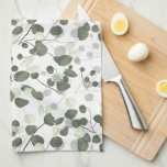 Linge De Cuisine Motif feuille écologiste<br><div class="desc">Apportez une touche d'élégance d'inspiration naturelle dans votre cuisine avec le Serviette de cuisine Motif Feuille Eucalyptus Green. Cette belle serviette fonctionnelle présente un motif captivant de feuilles d'eucalyptus vert tendre et vert foncé, créant une ambiance rafraîchissante et accueillante. Conçu pour élever votre décor de cuisine, cette serviette est ornée...</div>