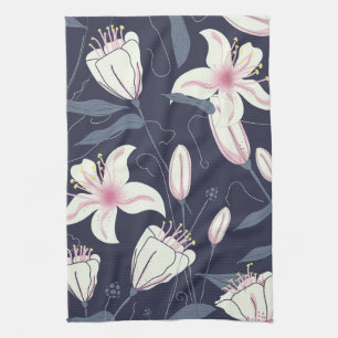 Linge De Cuisine motif Fleurs vintages