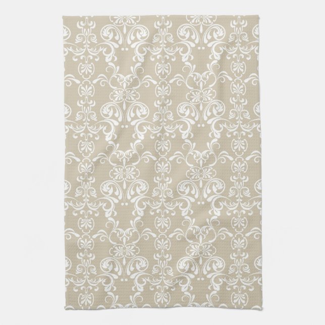 Linge De Cuisine Motif floral (Vertical)