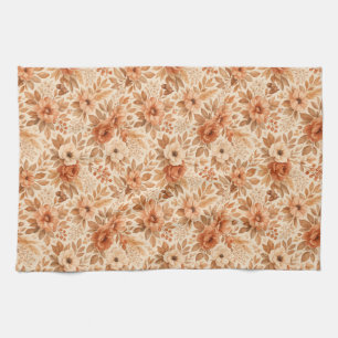Linge De Cuisine Motif floral automnal cosy