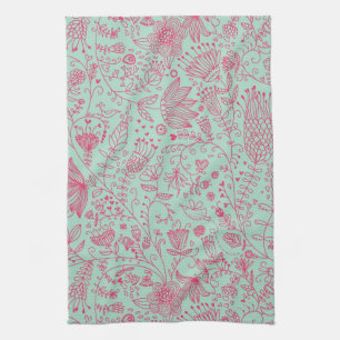 Linge De Cuisine Motif floral mignon d'été