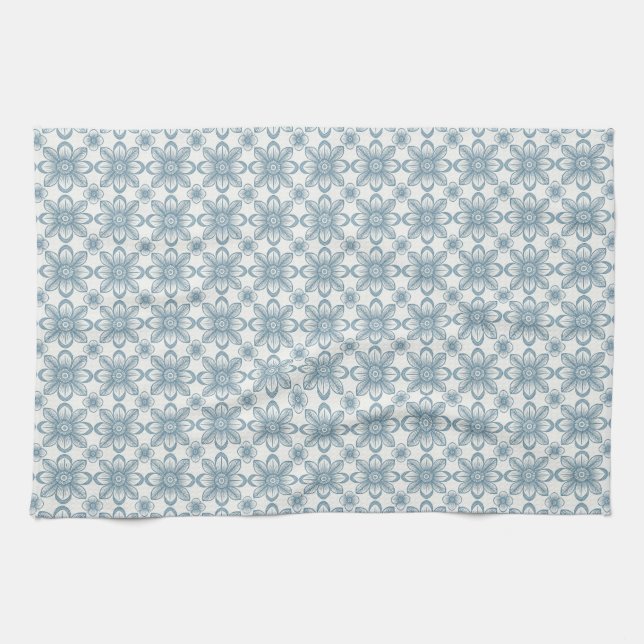 Linge De Cuisine Motif floral scandinave (Horizontal)