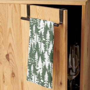 Linge De Cuisine Motif forestier