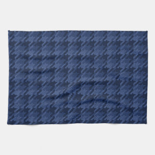Linge De Cuisine Motif frappant de formes bleues