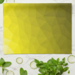 Linge De Cuisine Motif géométrique dégradé foncé jaune<br><div class="desc">Motif de maillage géométrique dégradé d'or jaune. Maille géométrique triangulaire avec dégradé doré jaune foncé clair.</div>