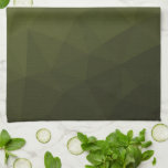 Linge De Cuisine Motif géométrique du maillage vert de l'Armée<br><div class="desc">Militaire dégradé géométrique maillage motif triangles ombre. Huile verte d'olive foncée de l'armée pour équipement de soldat,  camo. Il imite les paysages militaires naturels,  la résistance,  l'endurance,  la résilience. Les sous-tons de terre se connectent à la nature,  au sol. Symbolise l'héritage militaire,  l'utilité extérieure.</div>