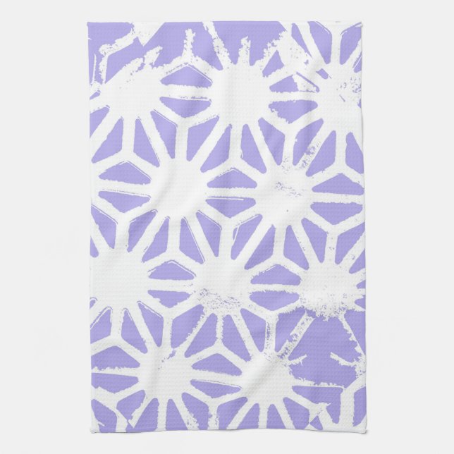 Linge De Cuisine Motif géométrique Lavender (Vertical)