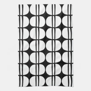 Linge De Cuisine Motif géométrique moderne du milieu du siècle