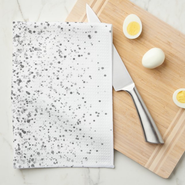 Linge De Cuisine Motif Gradié 3 (Quart Plié)